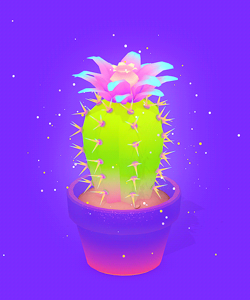 Image result for cactus trippy gif