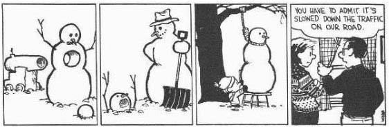 calvin and hobbes -death
