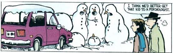 Calvin and Hobbes-car accident