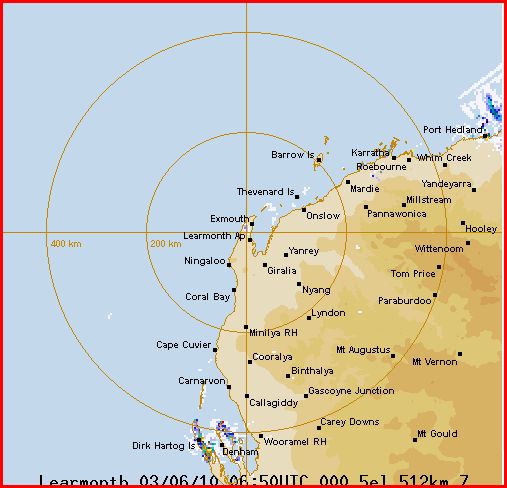 BOM 5.11 pm June 3rd 2010 Learmonth